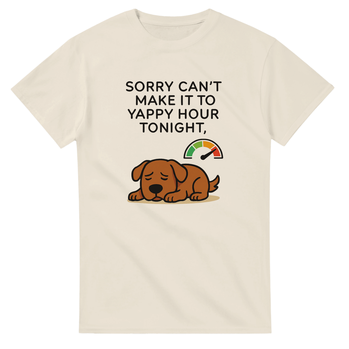 Beige-Tee-dog