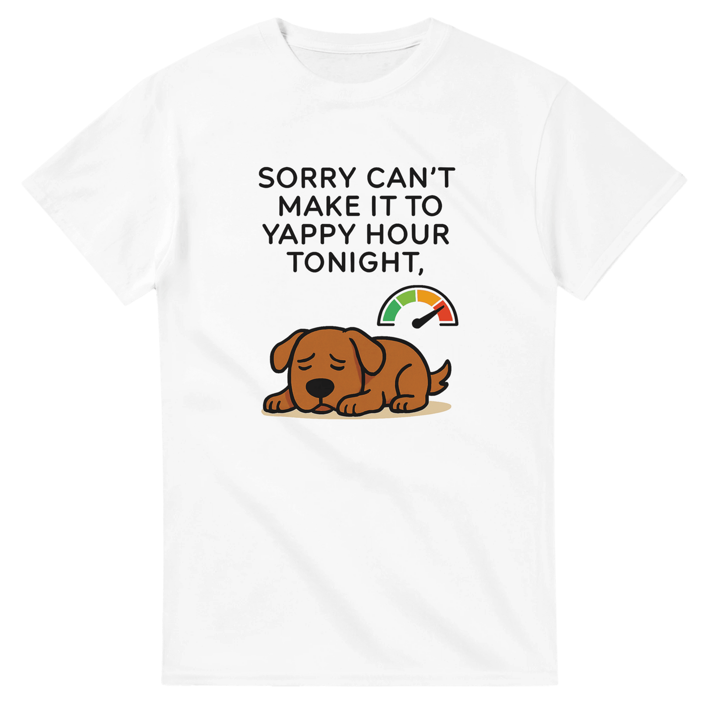 white t-shirt dog
