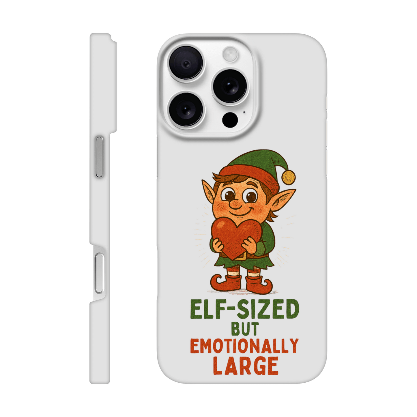 Phone case with an elf design