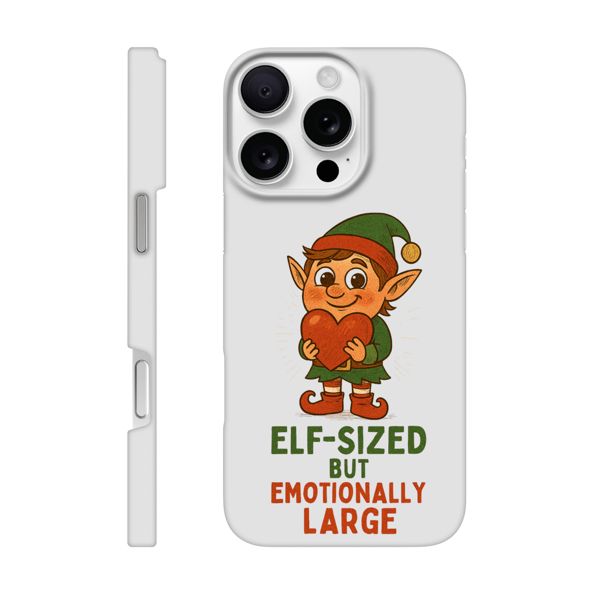 Phone case with an elf design