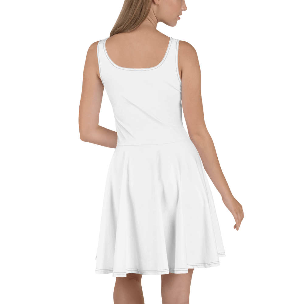 White sleeveless dress 