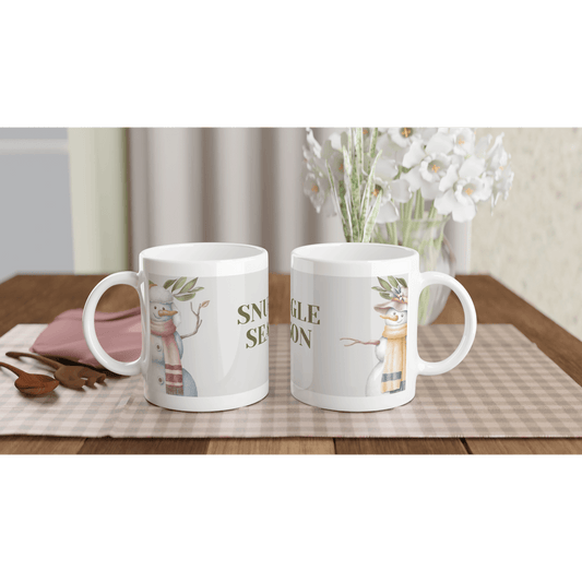 mugs with 'Snuggle Season' design 